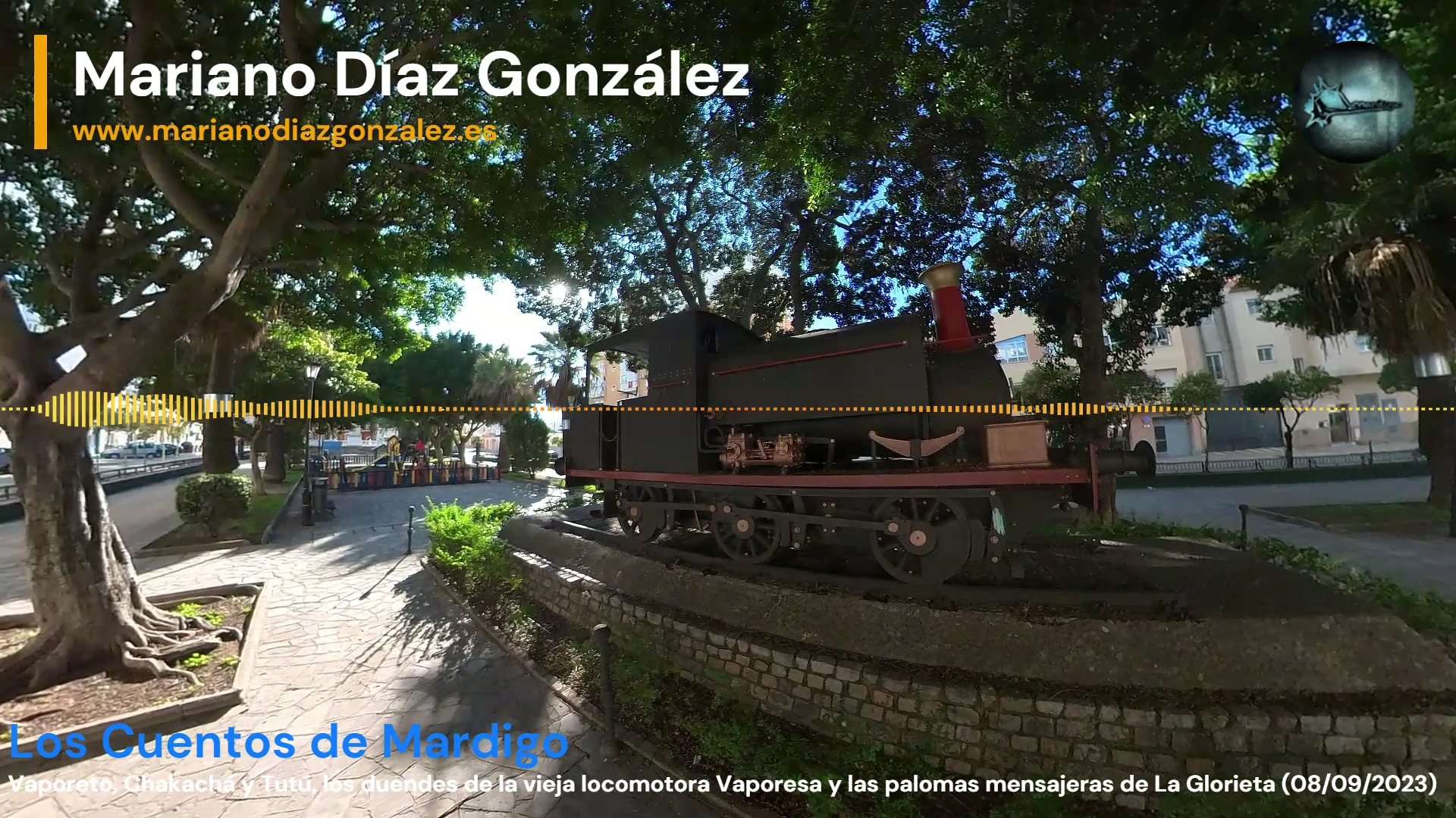 Vaporeto, Chakachá y Tutú, los duendes de la vieja locomotora Vaporesa y las palomas mensajeras de La Glorieta.