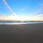 Puesta de sol en la Playa de Camposoto
